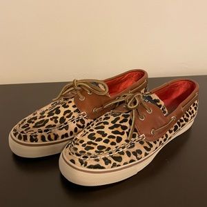 Leopard Sperrys - BRAND NEW